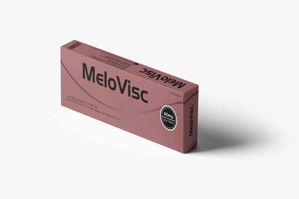 MeloVisc 60 mg, 2% hialuronianu sodu, 3 ml
